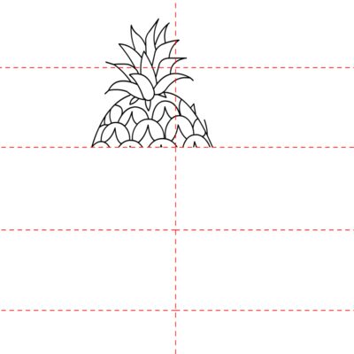 jak narysować ananasa 4