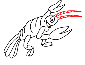 jak narysować homara 17