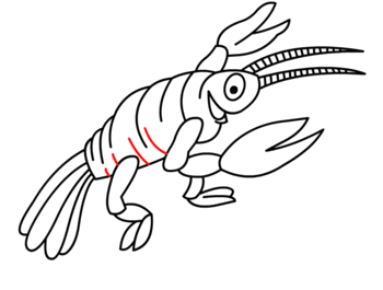 jak narysować homara 18