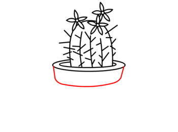 jak narysować kaktusa 12
