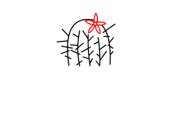 jak narysować kaktusa 7
