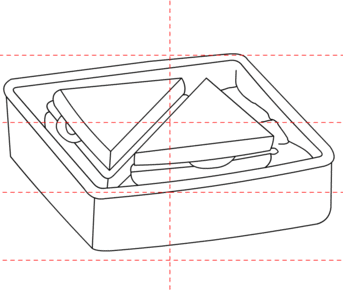 jak narysować kanapkę w pudełku 7