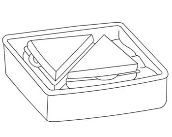 jak narysować kanapkę w pudełku 8