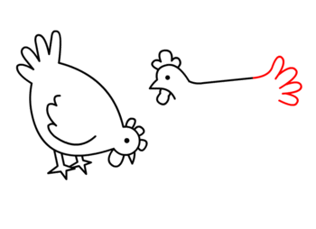 jak narysować kury 14