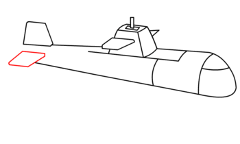jak narysować łódź podwodną 15