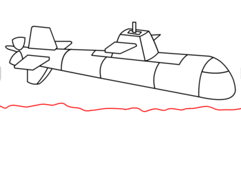 jak narysować łódź podwodną 19