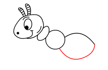 jak narysować mrówkę 9
