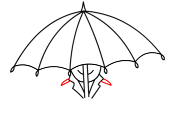 jak narysować parasol 13
