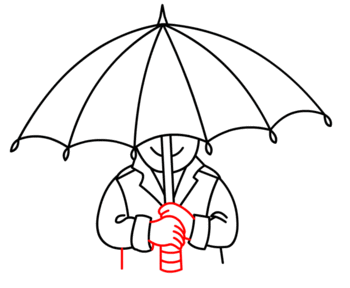 jak narysować parasol 16