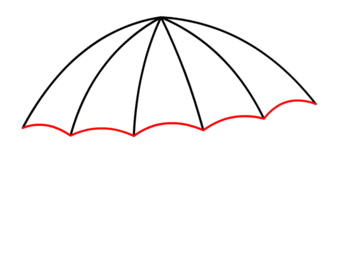jak narysować parasol 7