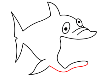 jak narysować rekina 14