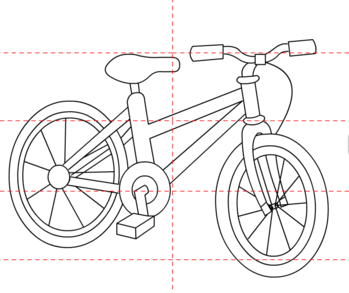 jak narysować rower 8