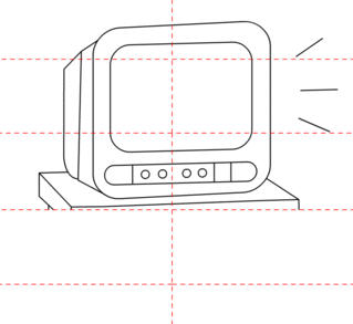 jak narysować telewizor 6