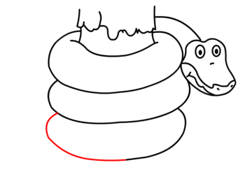 jak narysować węża 15