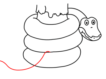 jak narysować węża 16