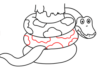jak narysować węża 19