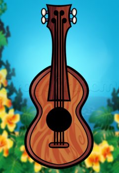 Jak narysować ukulele 7