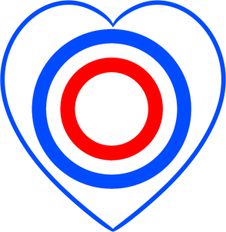 Jak narysować serce z logo Kapitana Ameryki 3