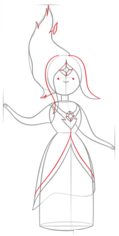 Jak narysować Flame Princess 6