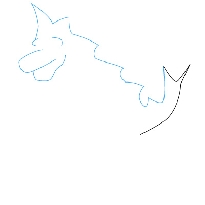 jak narysować dinozaura 4