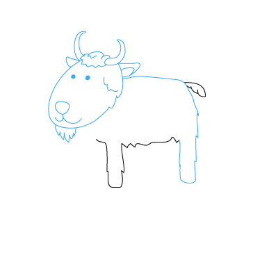 jak narysować kozę 7