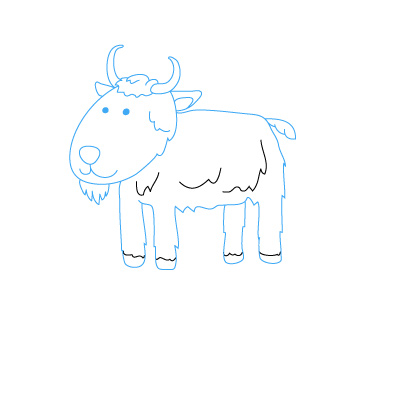 jak narysować kozę 9