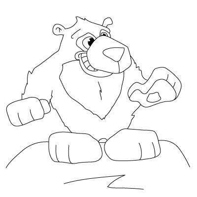 jak narysować niedźwiedzia 10