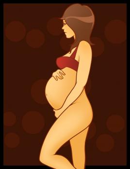 Jak narysować kobietę w ciąży 12