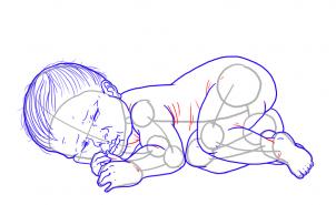 Jak narysować noworodka 15