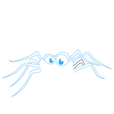 jak narysować pająka 9