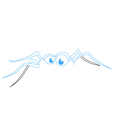 jak narysować pająka 8