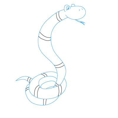 jak narysować węża 15