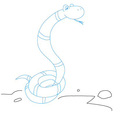 jak narysować węża 16