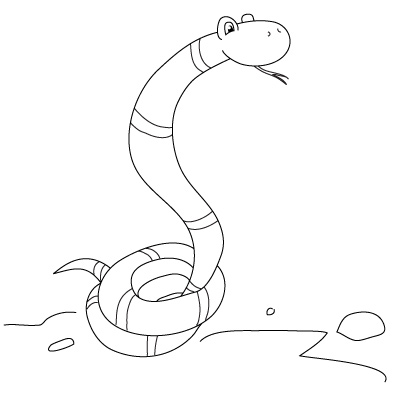 jak narysować węża 17