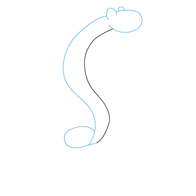 jak narysować węża 6