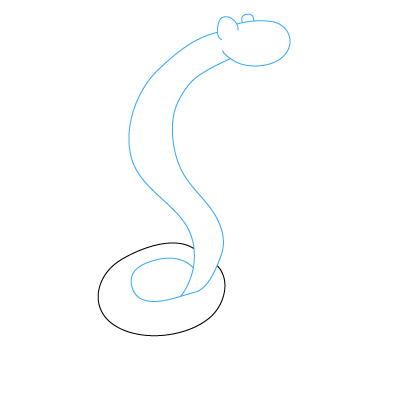 jak narysować węża 7