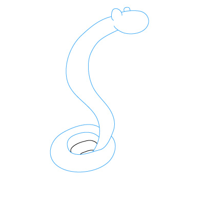 jak narysować węża 8