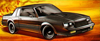 Jak narysować auto Buick Grand National 11