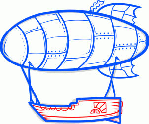 Jak narysować latającą łódź 5