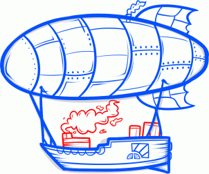 Jak narysować latającą łódź 6