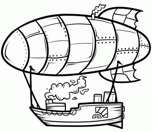 Jak narysować latającą łódź 7