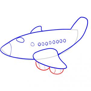Jak narysować samolocik 5