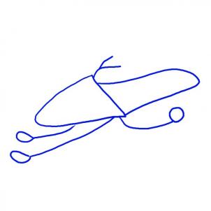 Jak narysować skuter śnieżny 1