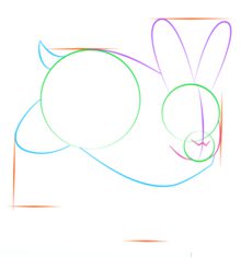 Jak narysować królika 5