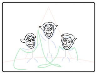 Jak narysować wesołe elfy 8