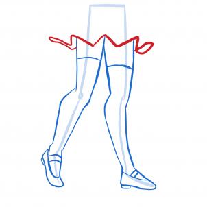 Jak narysować damskie nogi 8