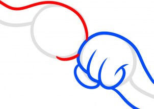 Jak narysować dwie dłonie 5