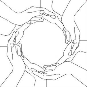 Jak narysować Dłonie na kuli ziemskiej 7