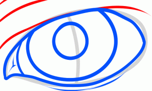 Jak narysować oczy - lodowe spojrzenie 4