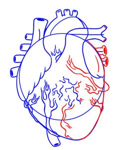 Jak narysować serce 4